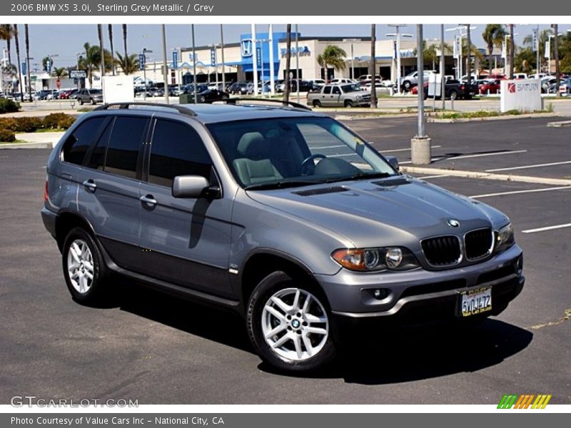 Sterling Grey Metallic / Grey 2006 BMW X5 3.0i