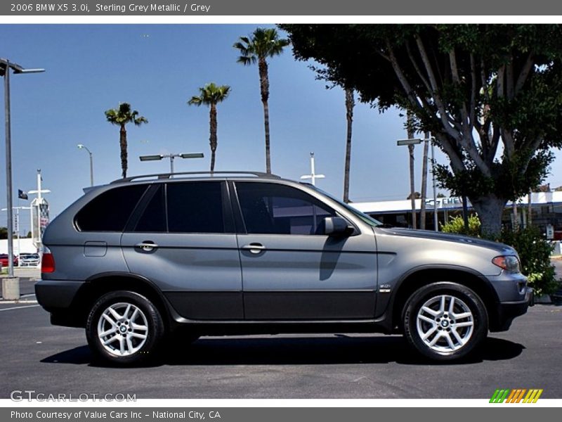 Sterling Grey Metallic / Grey 2006 BMW X5 3.0i