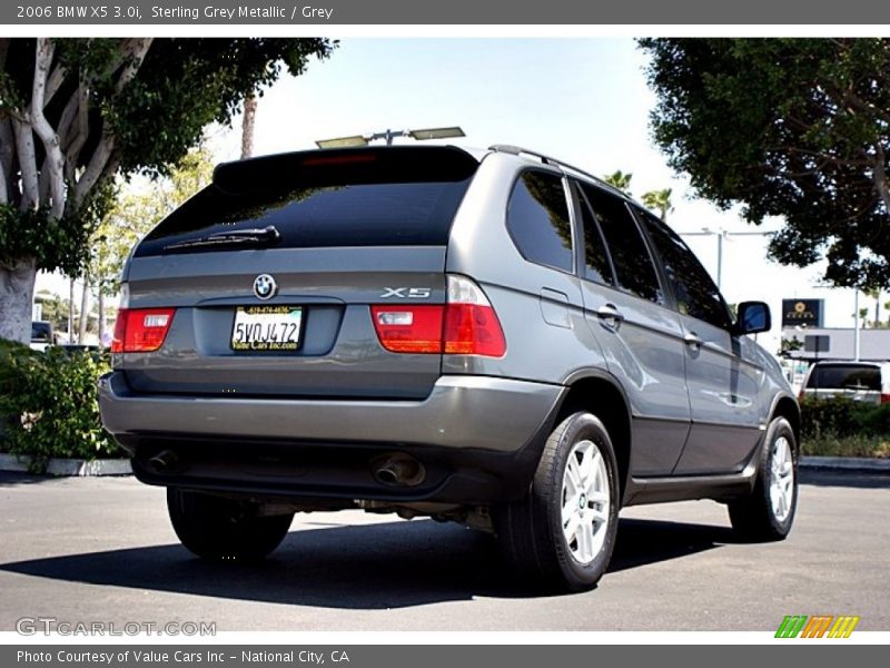 Sterling Grey Metallic / Grey 2006 BMW X5 3.0i
