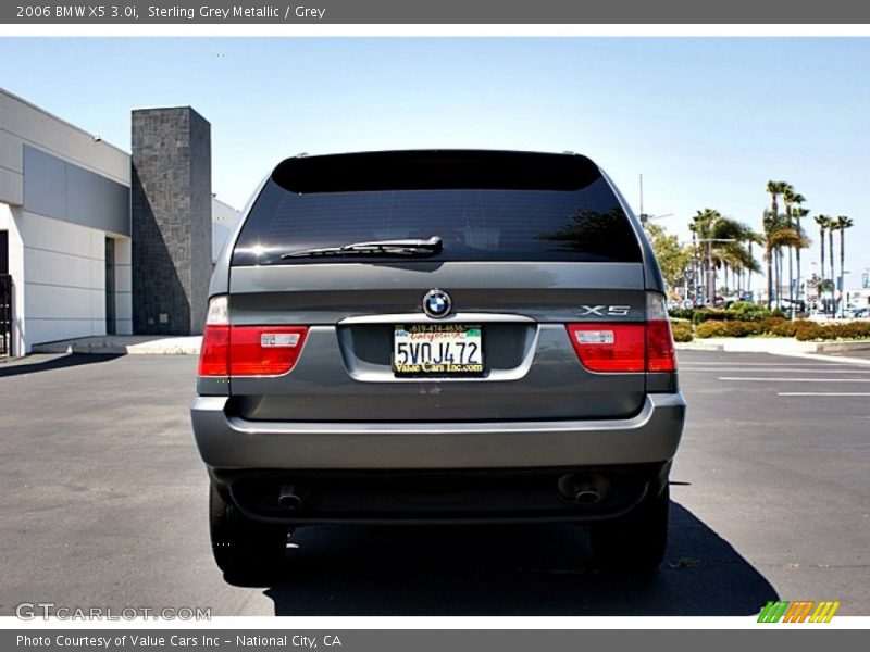 Sterling Grey Metallic / Grey 2006 BMW X5 3.0i