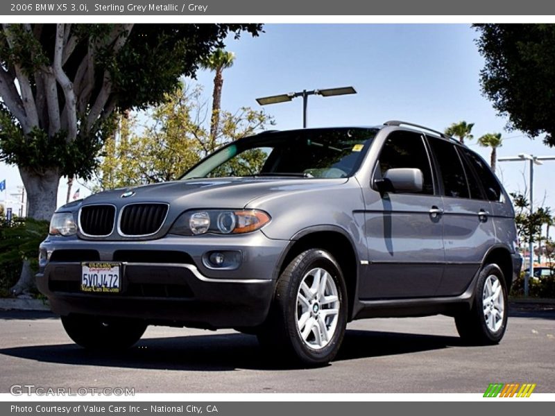 Sterling Grey Metallic / Grey 2006 BMW X5 3.0i