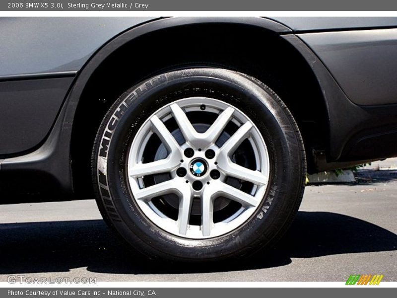 Sterling Grey Metallic / Grey 2006 BMW X5 3.0i