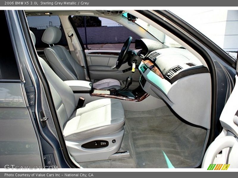 Sterling Grey Metallic / Grey 2006 BMW X5 3.0i