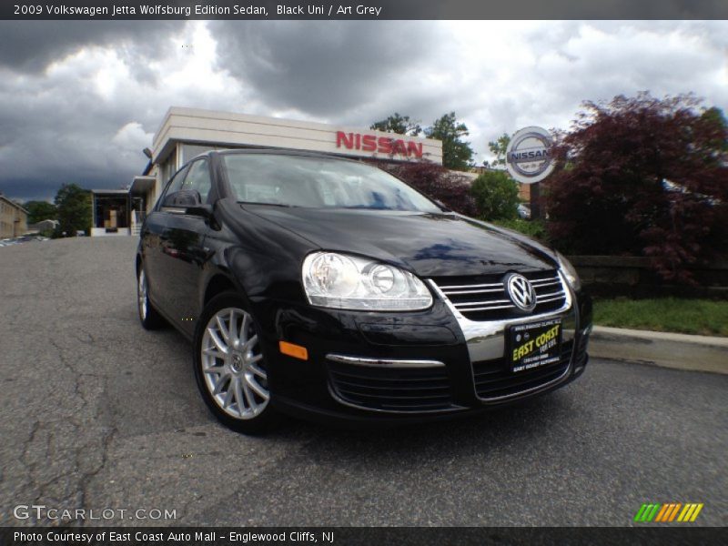 Black Uni / Art Grey 2009 Volkswagen Jetta Wolfsburg Edition Sedan