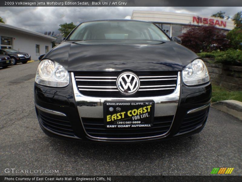 Black Uni / Art Grey 2009 Volkswagen Jetta Wolfsburg Edition Sedan