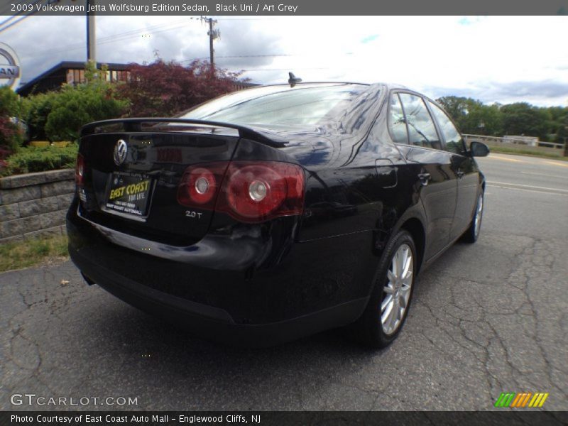 Black Uni / Art Grey 2009 Volkswagen Jetta Wolfsburg Edition Sedan