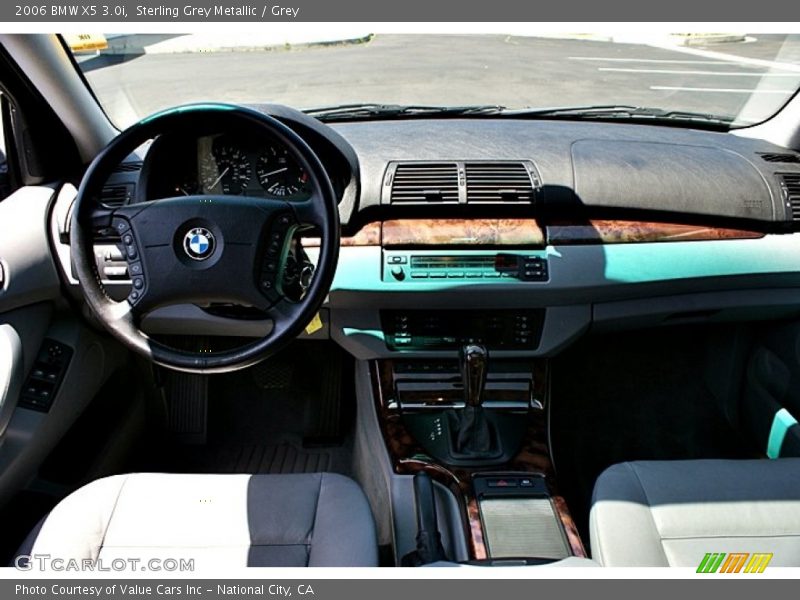 Sterling Grey Metallic / Grey 2006 BMW X5 3.0i