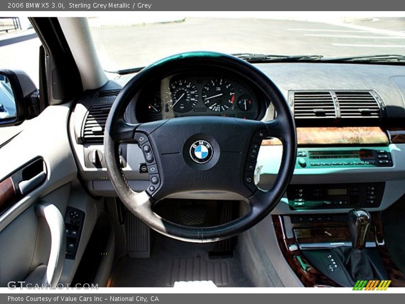 Sterling Grey Metallic / Grey 2006 BMW X5 3.0i