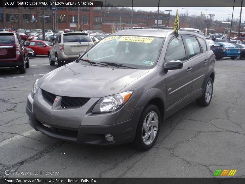 Shadow Gray / Graphite 2003 Pontiac Vibe AWD