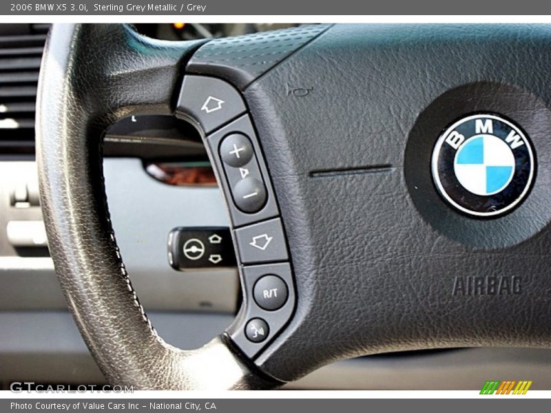 Sterling Grey Metallic / Grey 2006 BMW X5 3.0i