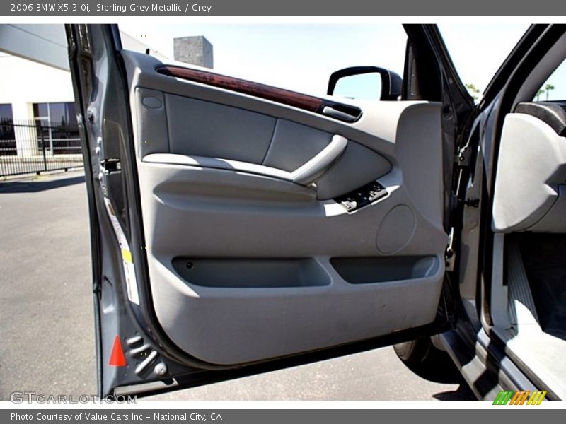 Sterling Grey Metallic / Grey 2006 BMW X5 3.0i