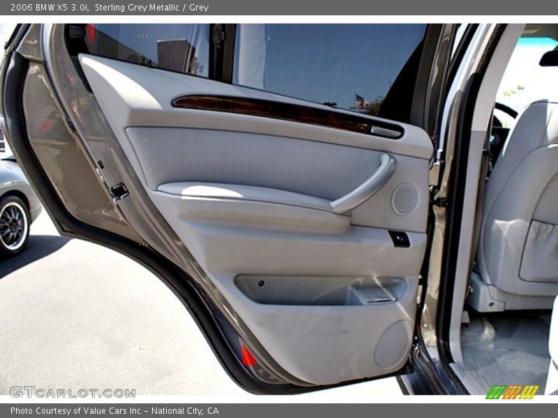 Sterling Grey Metallic / Grey 2006 BMW X5 3.0i