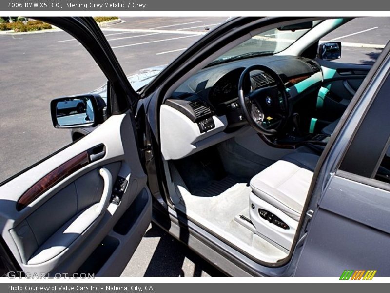 Sterling Grey Metallic / Grey 2006 BMW X5 3.0i