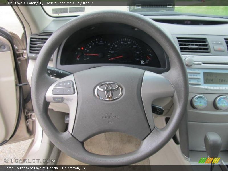 Desert Sand Metallic / Bisque 2009 Toyota Camry LE