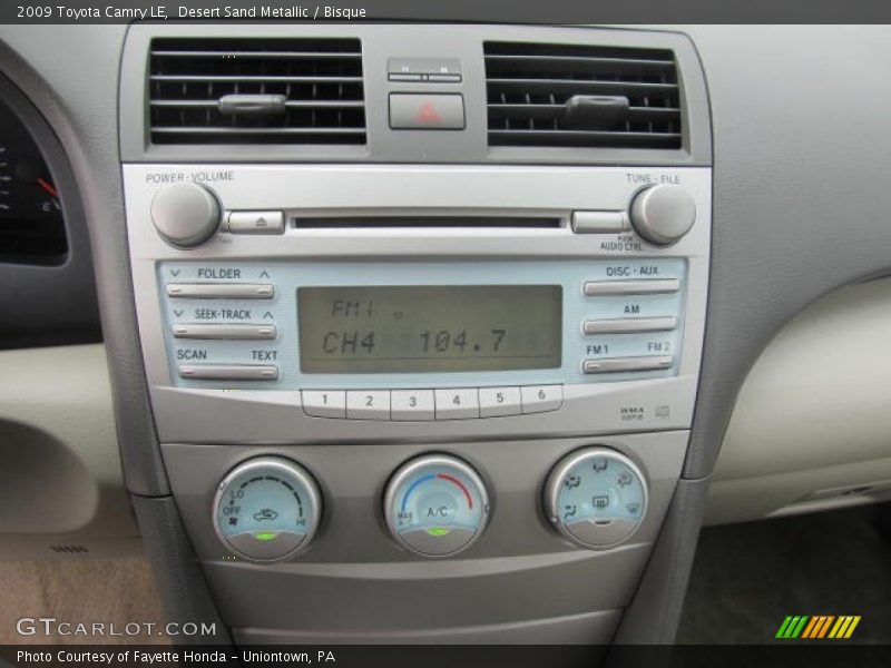 Desert Sand Metallic / Bisque 2009 Toyota Camry LE