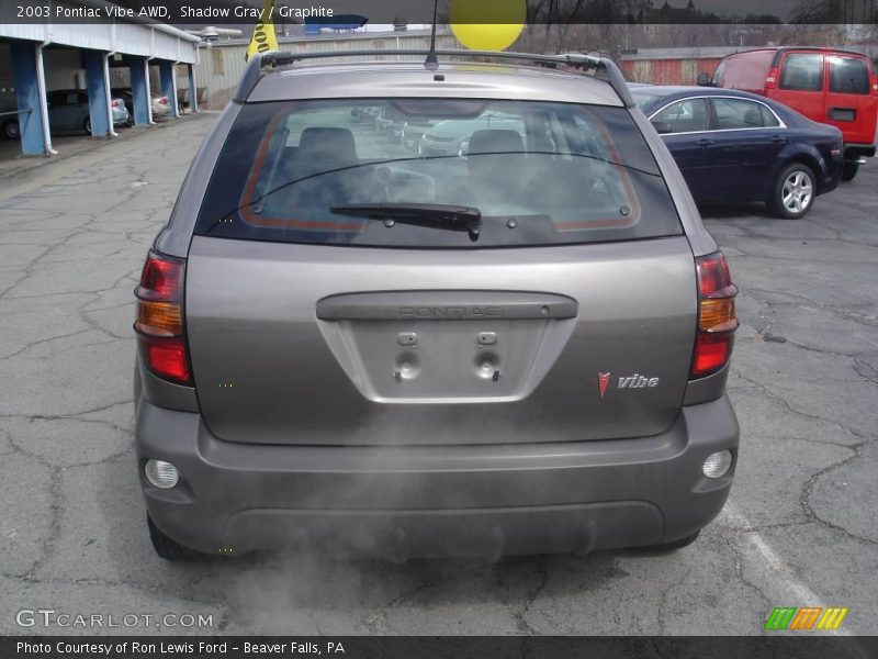 Shadow Gray / Graphite 2003 Pontiac Vibe AWD