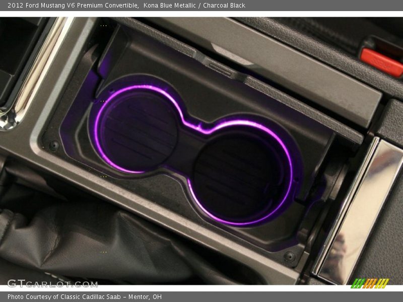 Illuminated Cup Holders - 2012 Ford Mustang V6 Premium Convertible