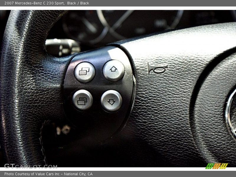 Black / Black 2007 Mercedes-Benz C 230 Sport
