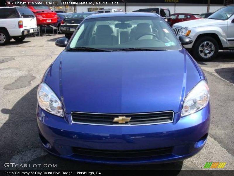 Laser Blue Metallic / Neutral Beige 2007 Chevrolet Monte Carlo LT