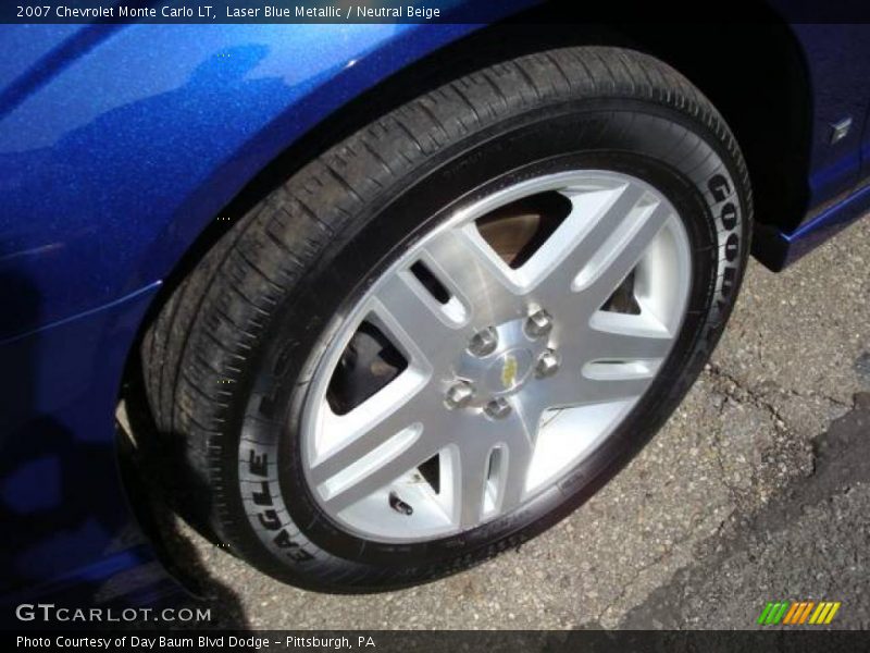 Laser Blue Metallic / Neutral Beige 2007 Chevrolet Monte Carlo LT