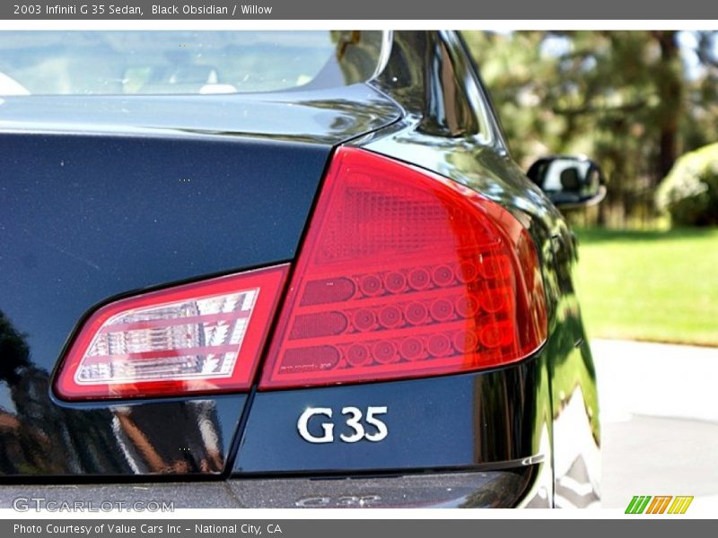 Black Obsidian / Willow 2003 Infiniti G 35 Sedan