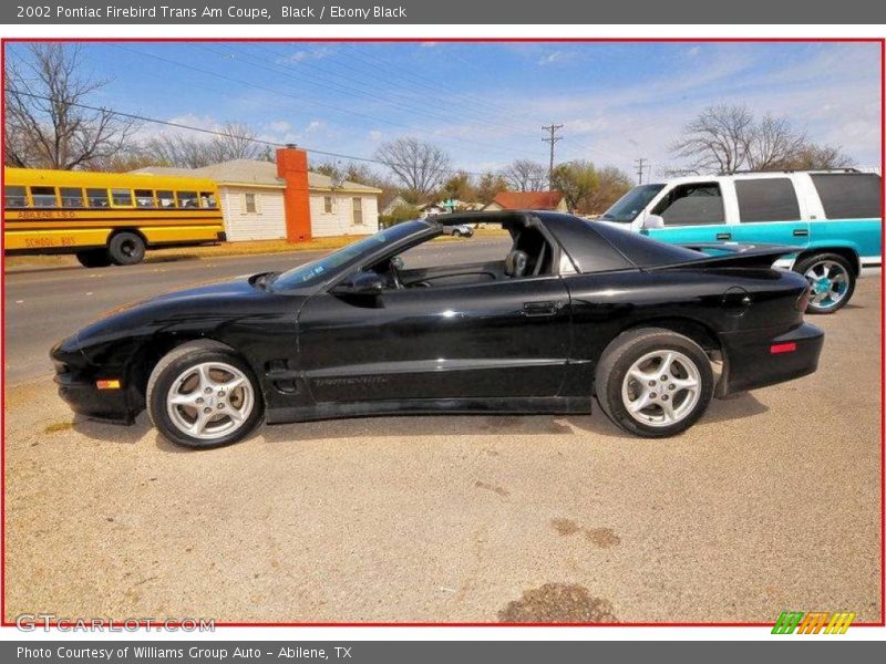 Black / Ebony Black 2002 Pontiac Firebird Trans Am Coupe