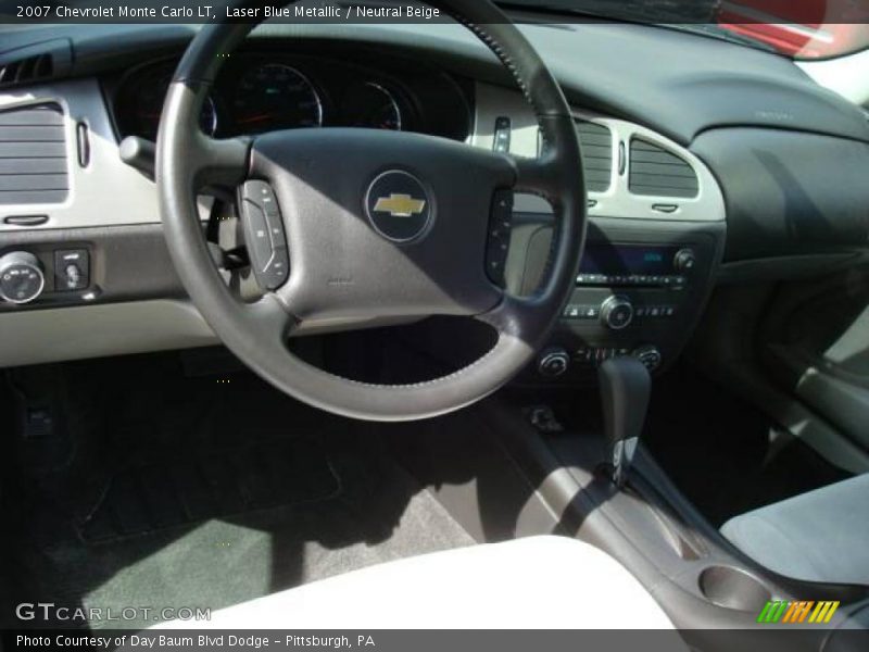 Laser Blue Metallic / Neutral Beige 2007 Chevrolet Monte Carlo LT