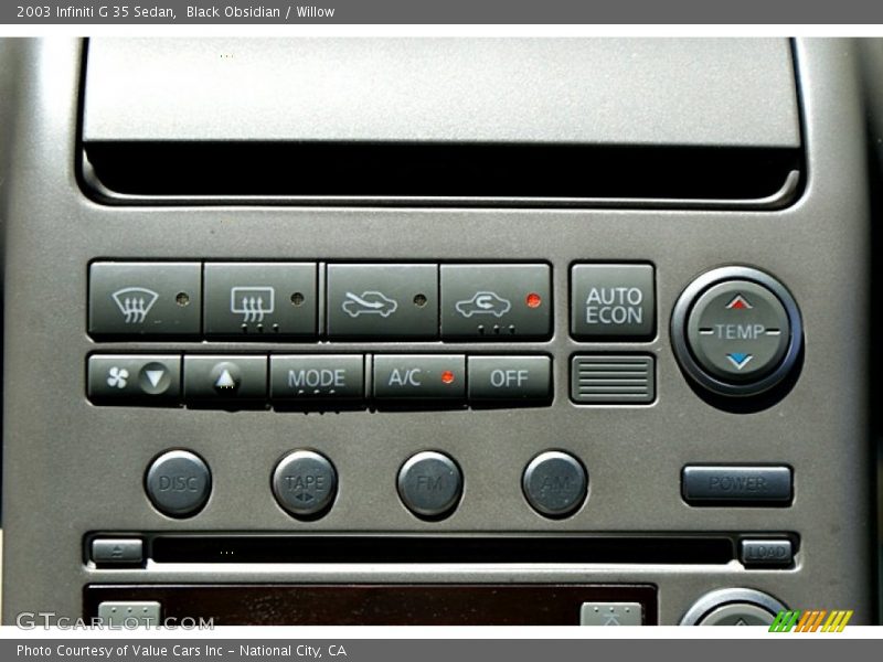 Black Obsidian / Willow 2003 Infiniti G 35 Sedan