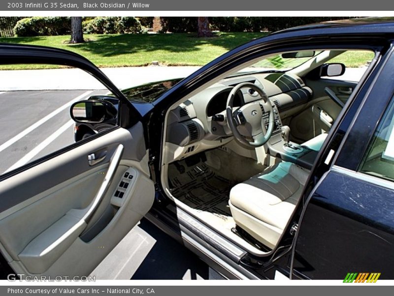 Black Obsidian / Willow 2003 Infiniti G 35 Sedan