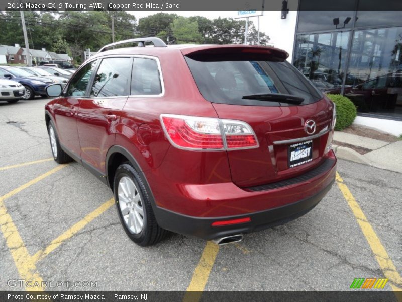 Copper Red Mica / Sand 2010 Mazda CX-9 Touring AWD