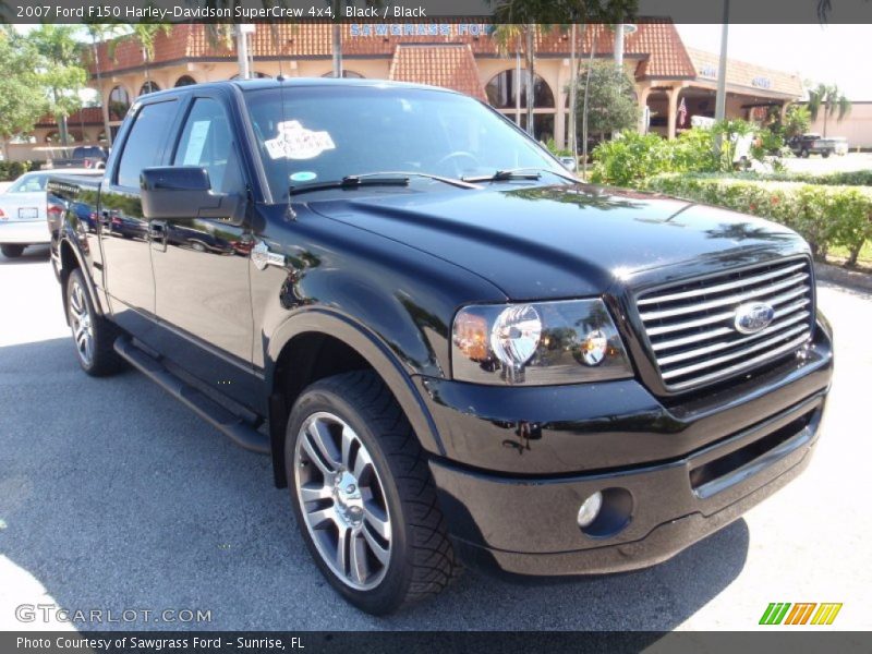 Black / Black 2007 Ford F150 Harley-Davidson SuperCrew 4x4