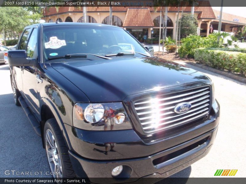 Black / Black 2007 Ford F150 Harley-Davidson SuperCrew 4x4