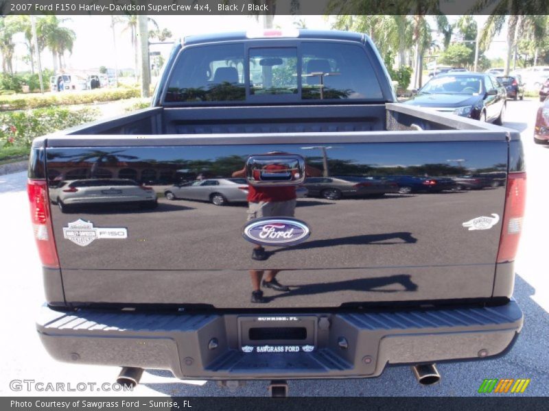 Black / Black 2007 Ford F150 Harley-Davidson SuperCrew 4x4