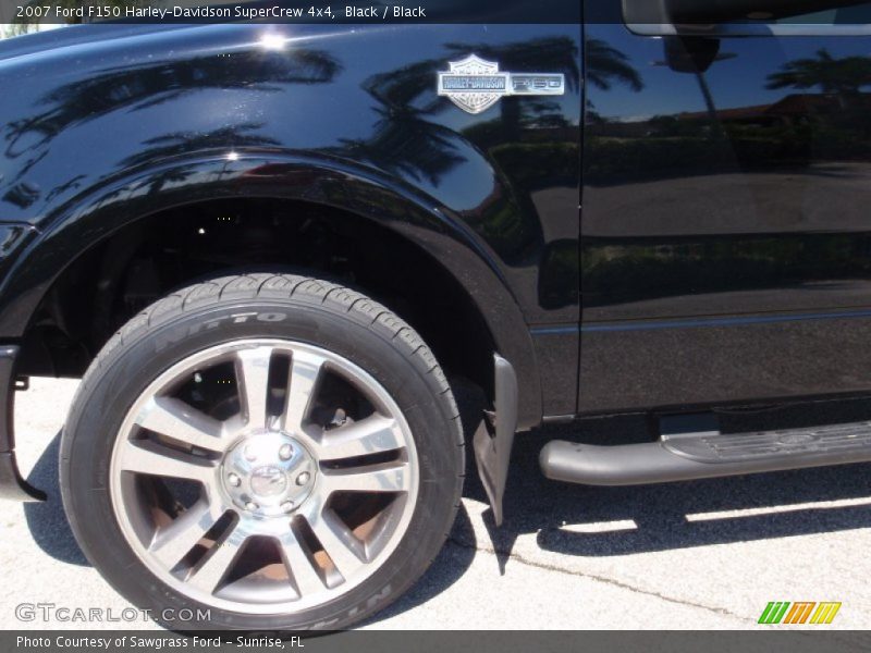 Black / Black 2007 Ford F150 Harley-Davidson SuperCrew 4x4