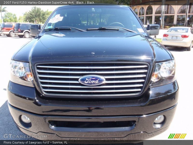 Black / Black 2007 Ford F150 Harley-Davidson SuperCrew 4x4