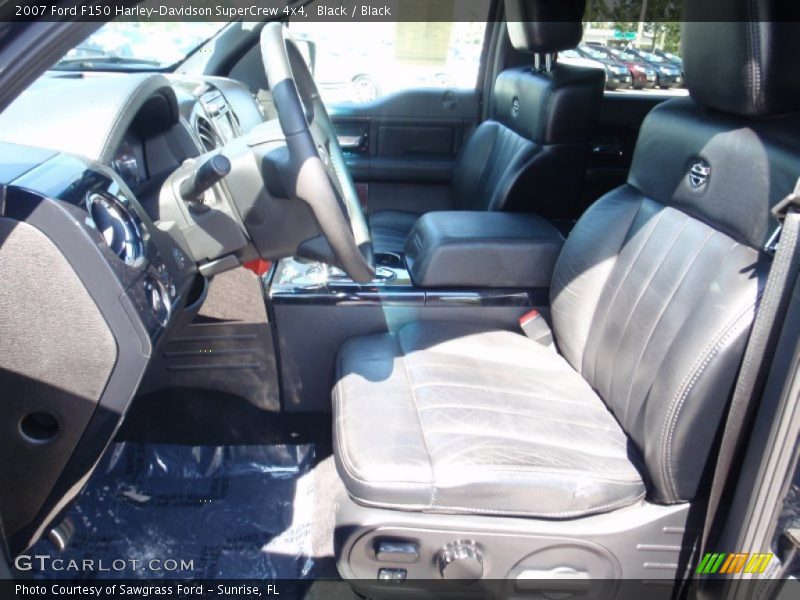  2007 F150 Harley-Davidson SuperCrew 4x4 Black Interior