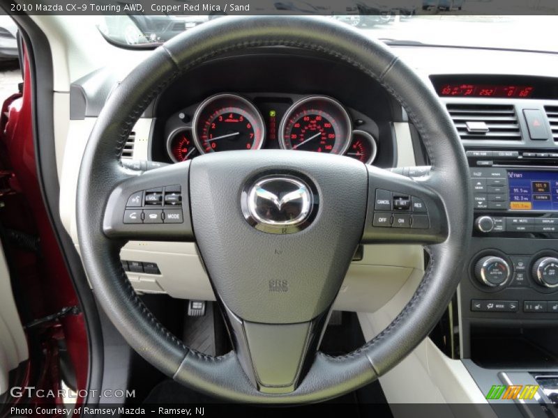 Copper Red Mica / Sand 2010 Mazda CX-9 Touring AWD