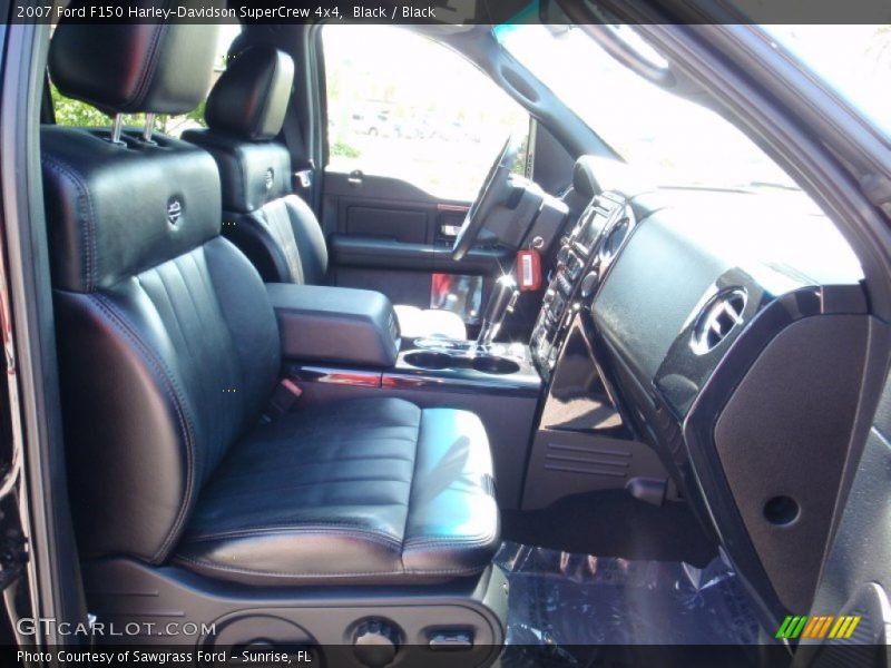 Black / Black 2007 Ford F150 Harley-Davidson SuperCrew 4x4