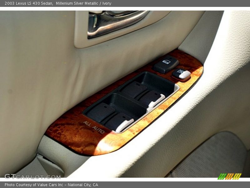 Millenium Silver Metallic / Ivory 2003 Lexus LS 430 Sedan