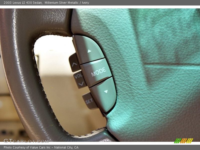 Millenium Silver Metallic / Ivory 2003 Lexus LS 430 Sedan