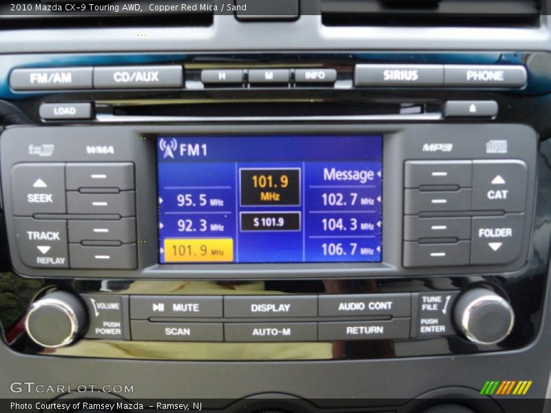 Copper Red Mica / Sand 2010 Mazda CX-9 Touring AWD