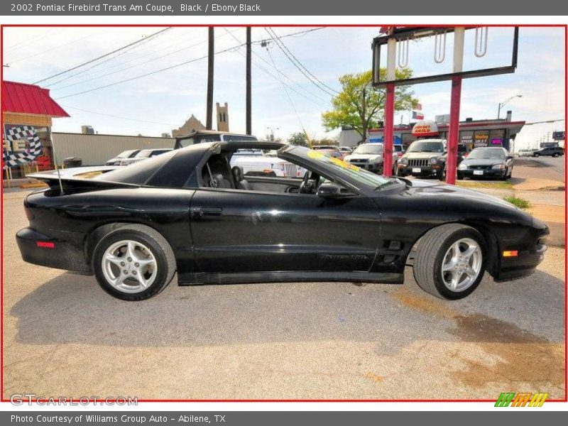 Black / Ebony Black 2002 Pontiac Firebird Trans Am Coupe