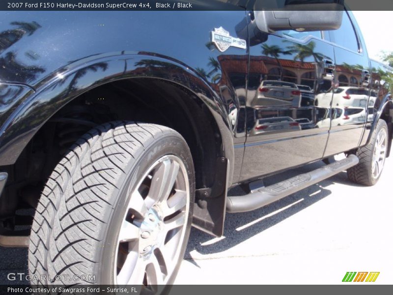 Black / Black 2007 Ford F150 Harley-Davidson SuperCrew 4x4