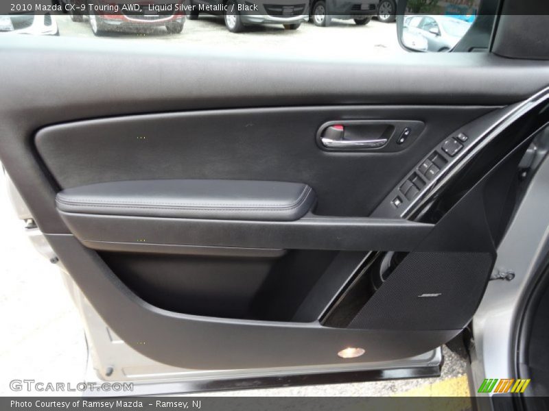 Liquid Silver Metallic / Black 2010 Mazda CX-9 Touring AWD