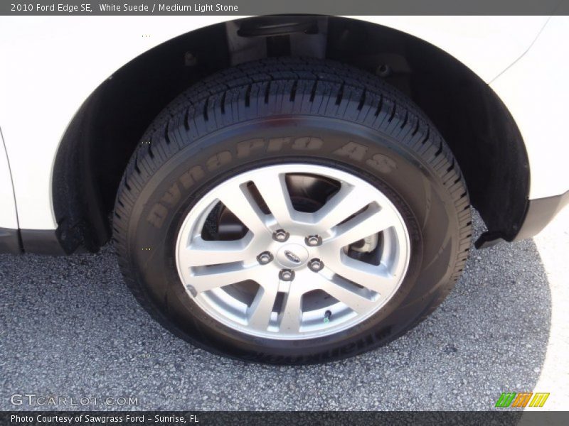 White Suede / Medium Light Stone 2010 Ford Edge SE