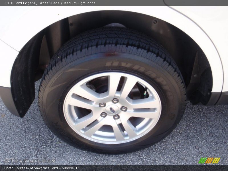 White Suede / Medium Light Stone 2010 Ford Edge SE