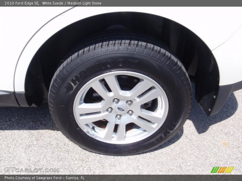 White Suede / Medium Light Stone 2010 Ford Edge SE