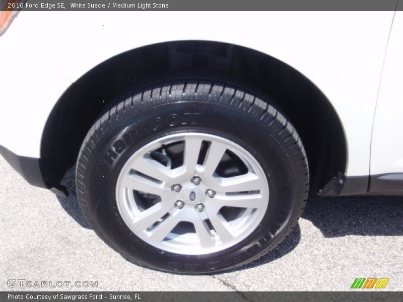 White Suede / Medium Light Stone 2010 Ford Edge SE