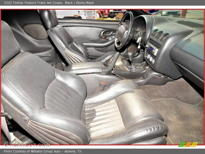 Black / Ebony Black 2002 Pontiac Firebird Trans Am Coupe
