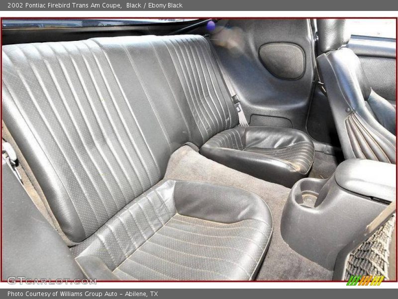 Black / Ebony Black 2002 Pontiac Firebird Trans Am Coupe